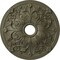 Ekena Millwork Jamie Ceiling Medallion (Fits Canopies up to 3 7/8"), 23 5/8"OD x 3 7/8"ID x 2 1/8"P, Spartan Stone CM23JASSF - alternate 1